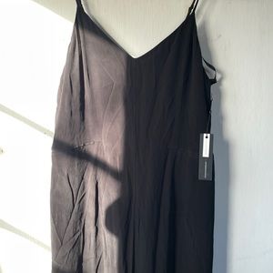 Anthropologie Black Strap Jumpsuit